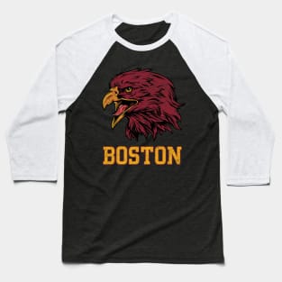 Funny Vintage Eagle Face Head Boston Gameday Of Football Baseball T-Shirt